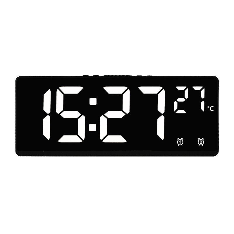 Horloge électronique multifonction créative Simple grand écran Horloge alarme multi-groupes