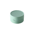 Portable soap box with round green lid - small - 1 pc
