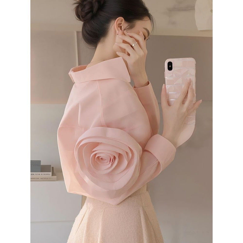 Femmes Style français Élégant Dopamine Top