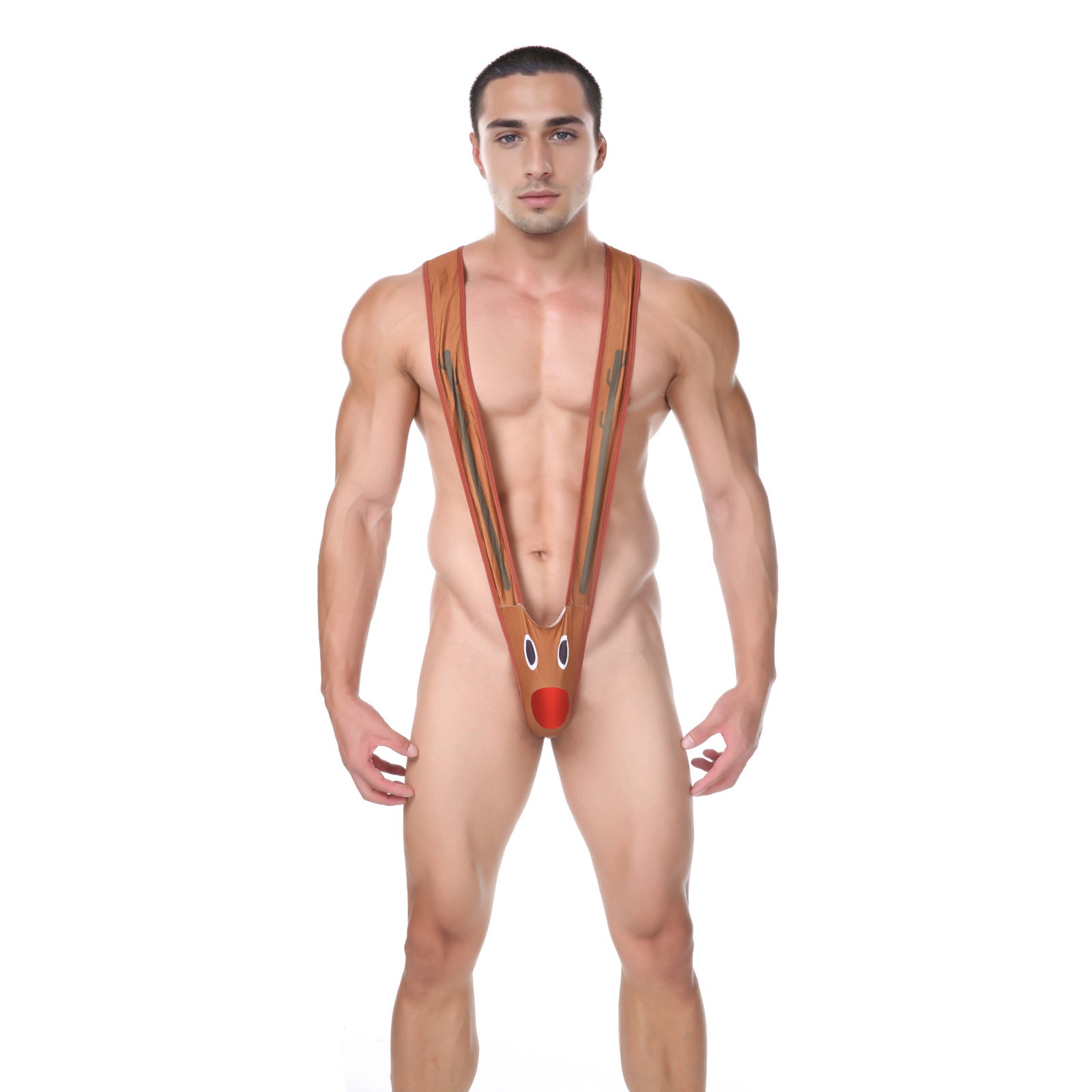 Sous-vêtements pour hommes Christmas Elk Sexy Jumpsuit Année européenne et américaine