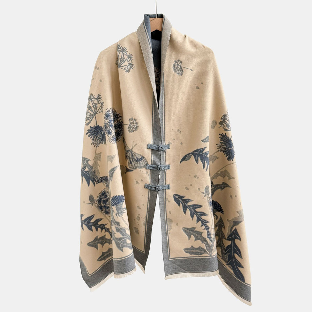 Vêtements de dessus de noeud vintage Jacquard Châl
