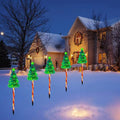 Luminaire de pelouse de Noël acrylique de l'atmosphère LED d'insertion au sol