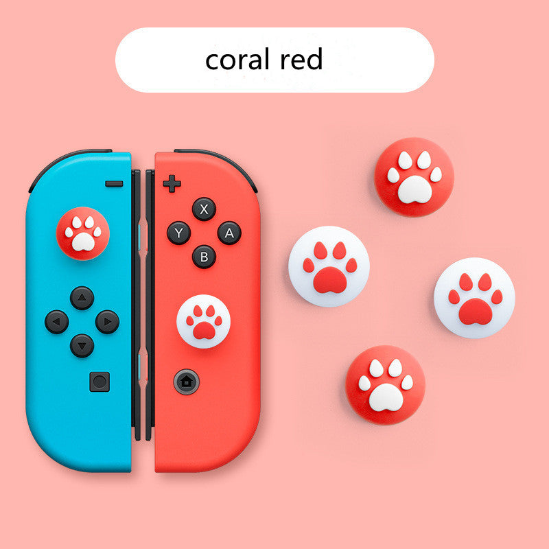 Convient pour Nintendo Lite Rocker Cat Claw Key Silicone Joycon Manche