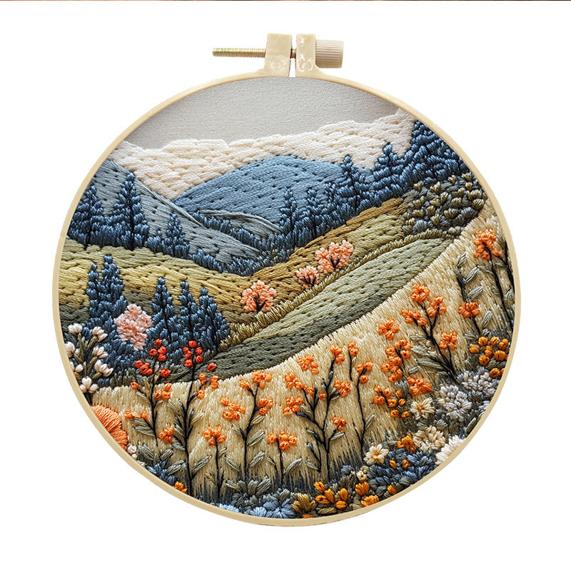 Broderie Diy Cloth Art Matériau Kit