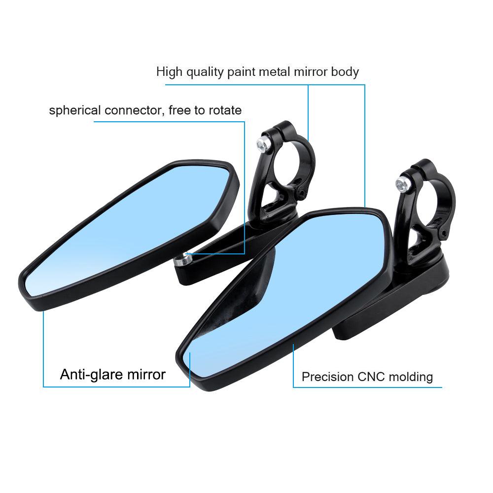 Accessoires de moto de haute qualité moto réaménagé la main miroir
