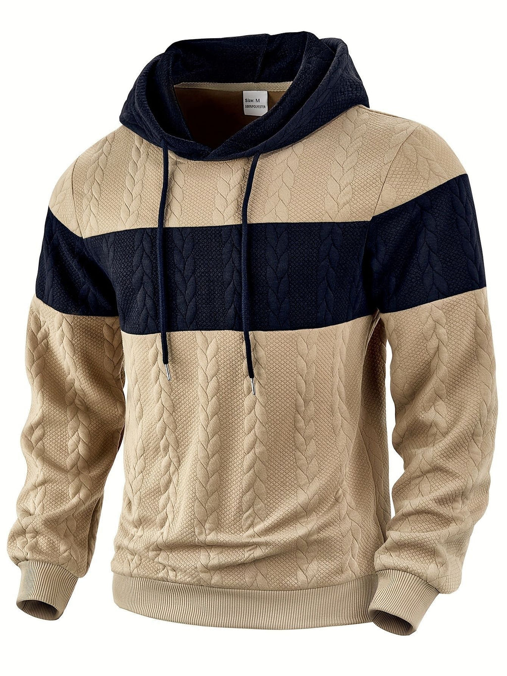 Sweat-shirt en cuir de couleur pour hommes