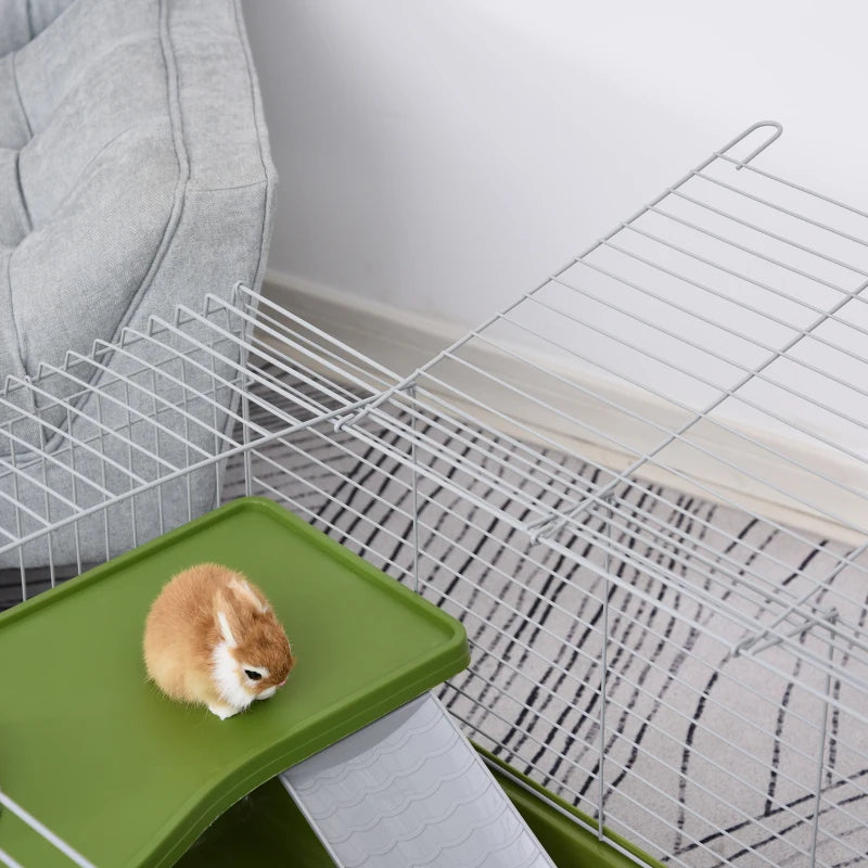 47 Petit animal Cage Chinchilla Guinée Cochon Hutch Pet House avec plate-forme Ramp