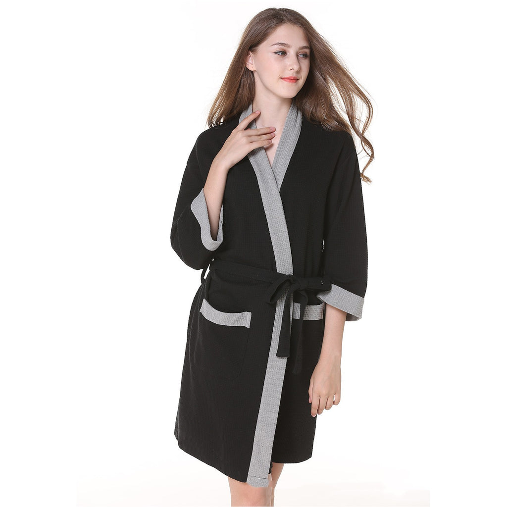 Serviette de toilettage pour hommes en coton robe de gaufre