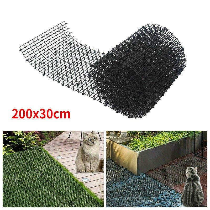 2m Chat Scat Mat Spike Chien Anti-Cat Peste Déterrent Jardin Éjaculation animale