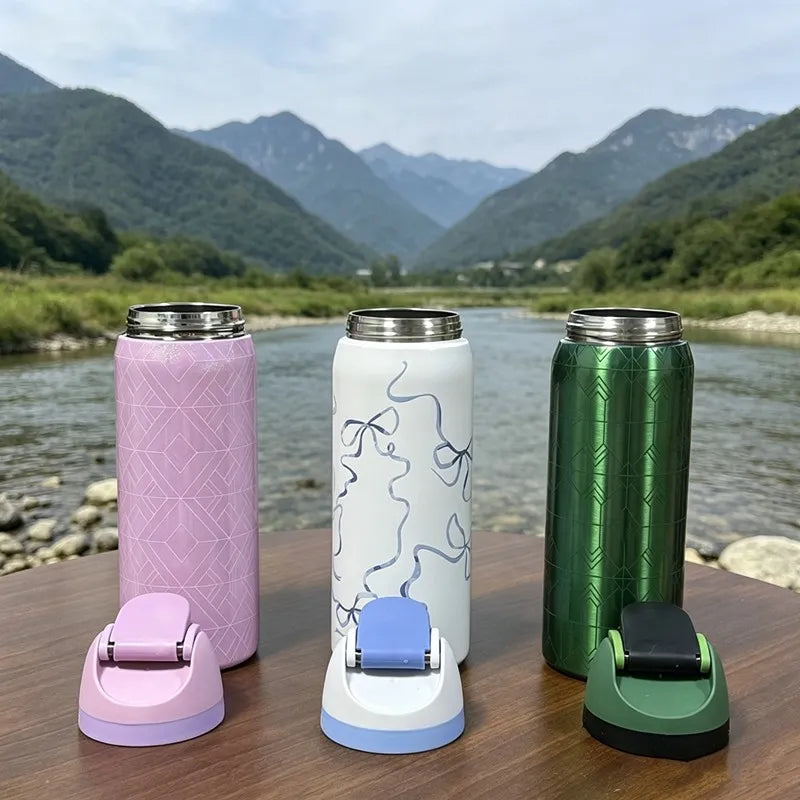 304 acier inoxydable bouteille d'eau sport extérieur
