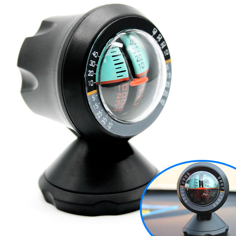 Vehicle-mounted, self-sensing inclinometer