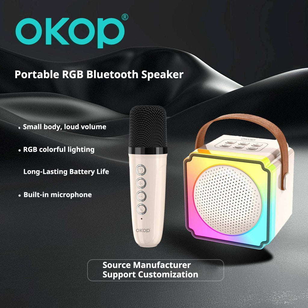 Haut-parleur Bluetooth portable KP-K02 le mieux vendu avec micro-phone Karaoke sans fil