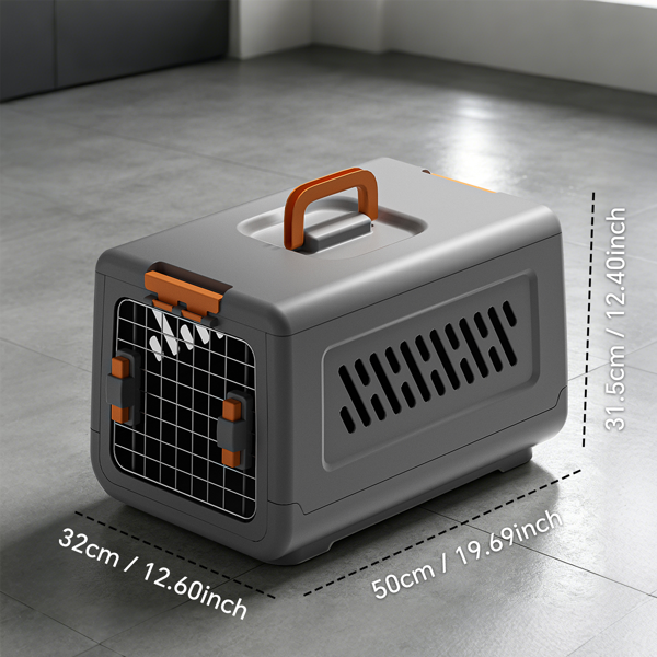 Boîte à litière pour chat avec poignée