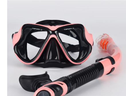 Snorkeling Sambo Set Snorkel complet à sec Grand cadre Anti-fog Myopia Gants Equipme de natation