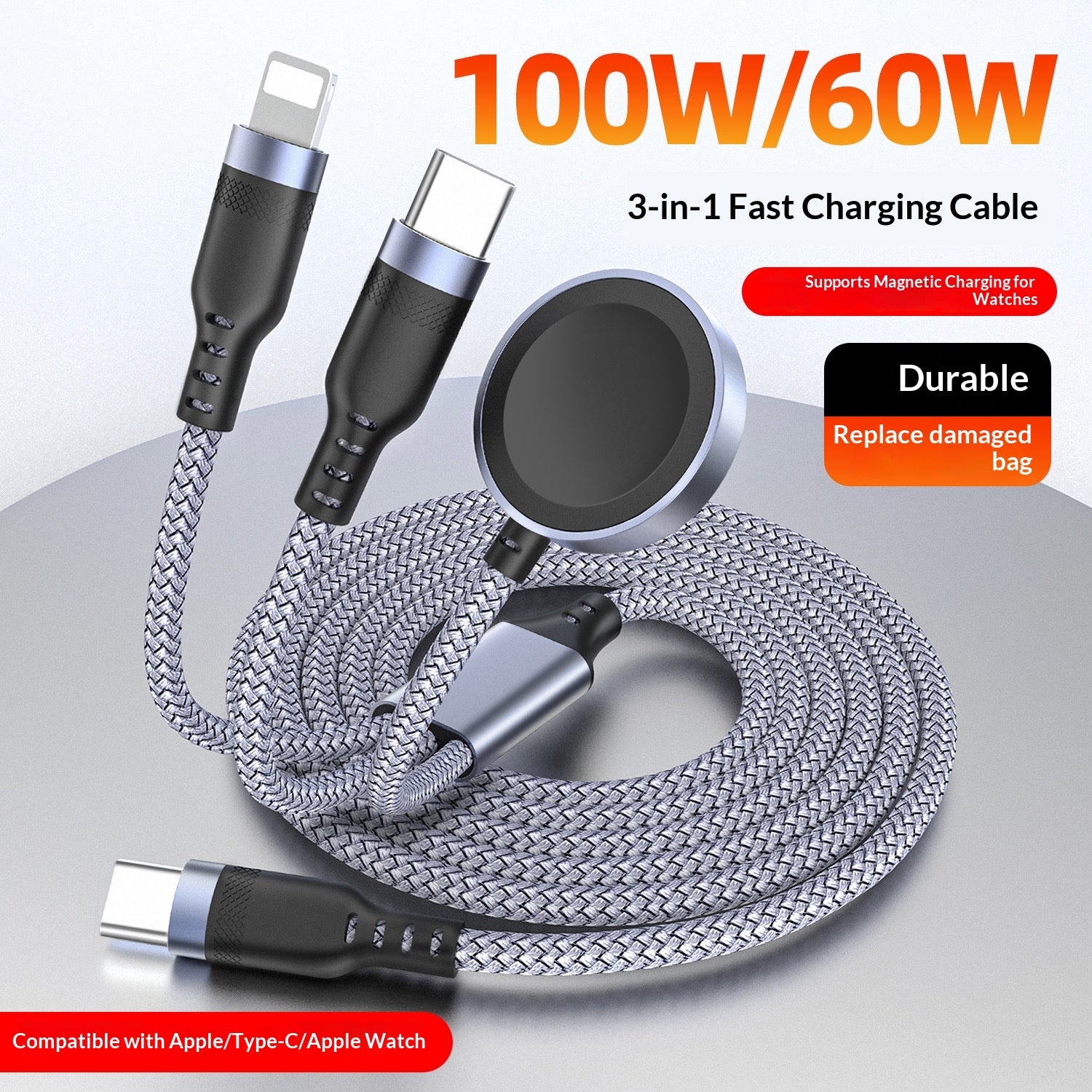 Câble de données de voiture de charge magnétique sans fil