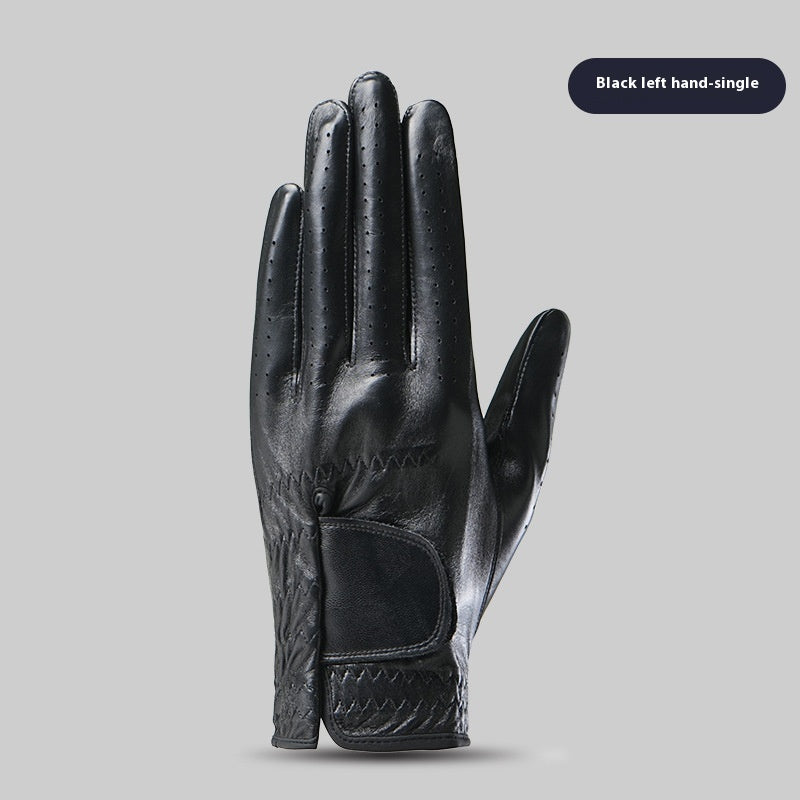 Gants antidérapants en cuir pour hommes