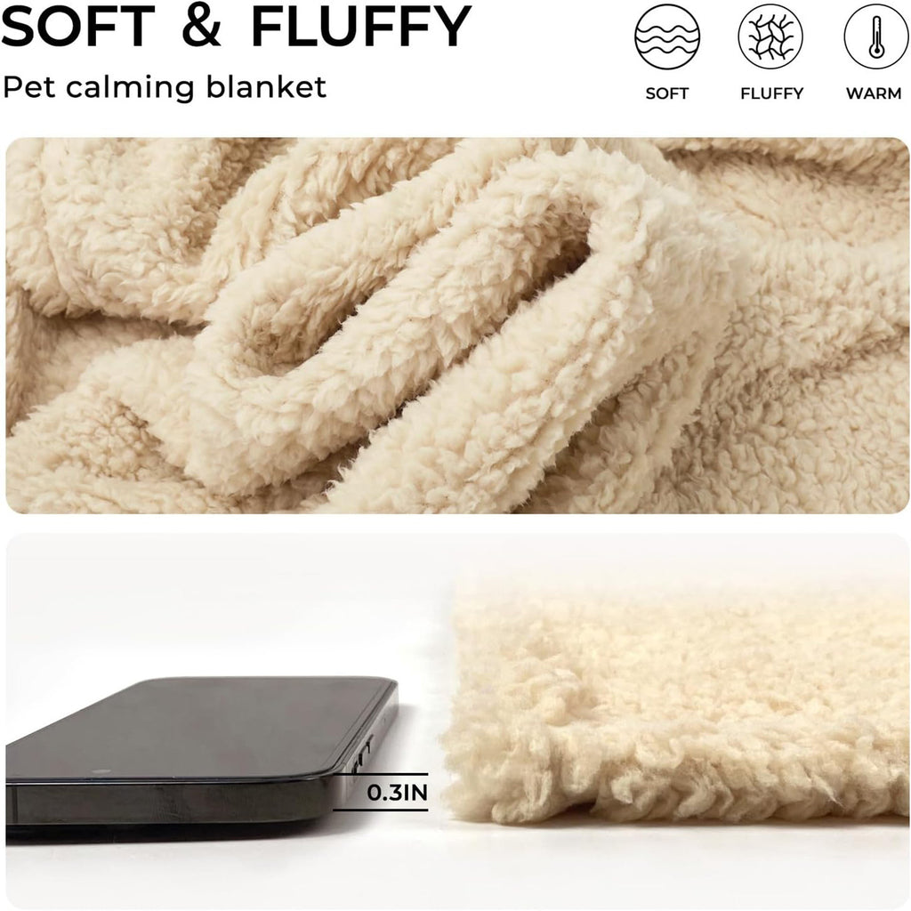 Shu coton velours animal couverture chien chaud cheveux