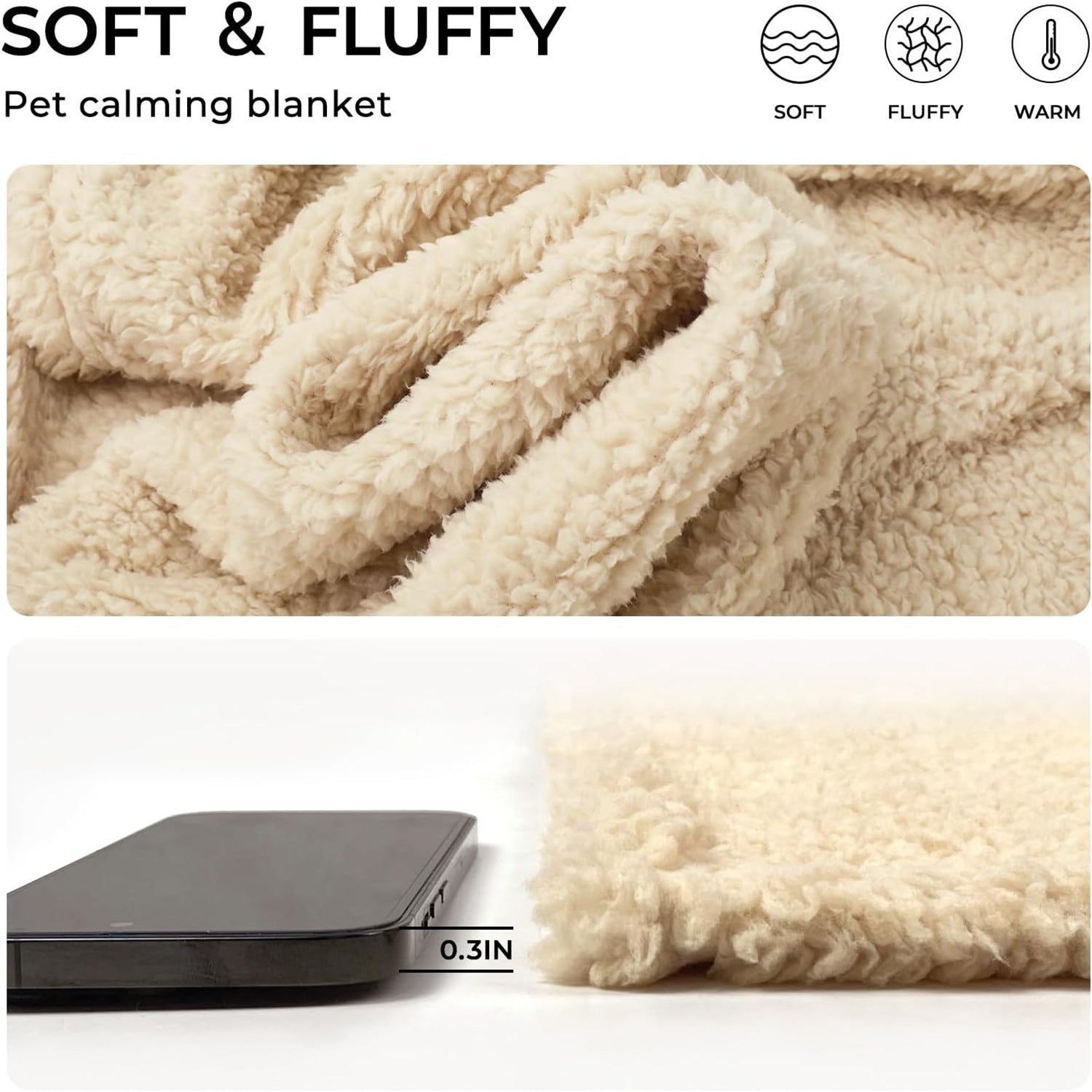Shu coton velours animal couverture chien chaud cheveux