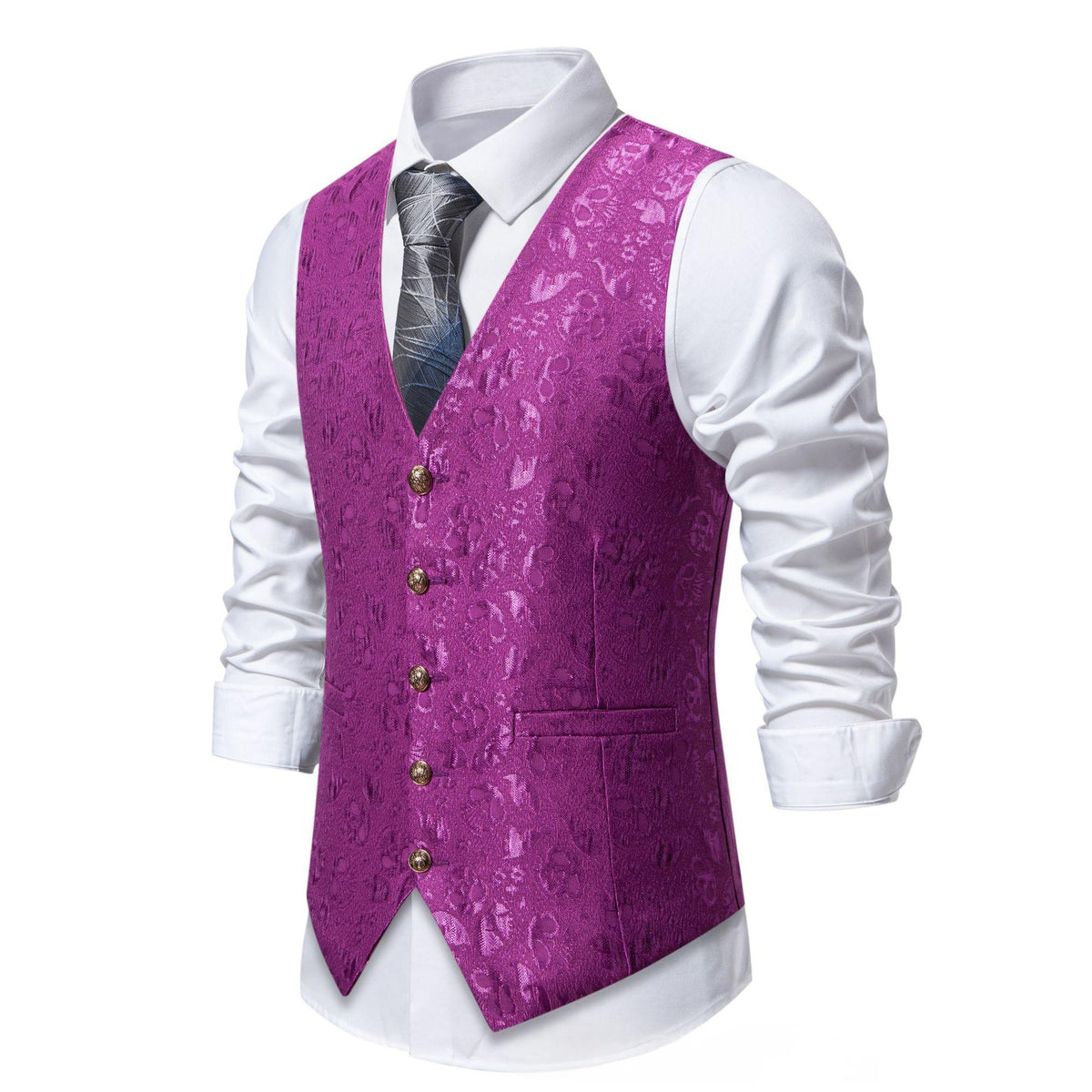 Veste de costume Jacquard pour homme - Veste de costume de soirée de mariage