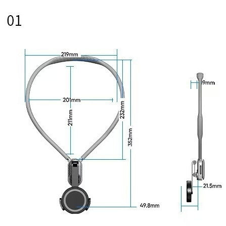 Support de téléphone magnétique pour le vélo