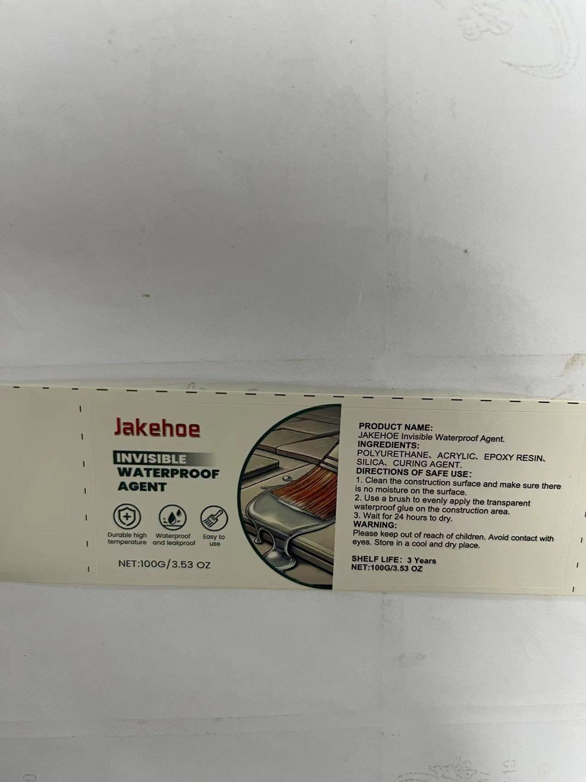 JAKEHOE Kit adhésif de réparation étanche