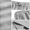 Style d'été homme couleur solide coton et lin Short