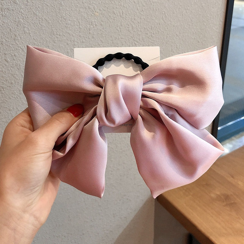 Anneau de cheveux de haute qualité Satin Bow