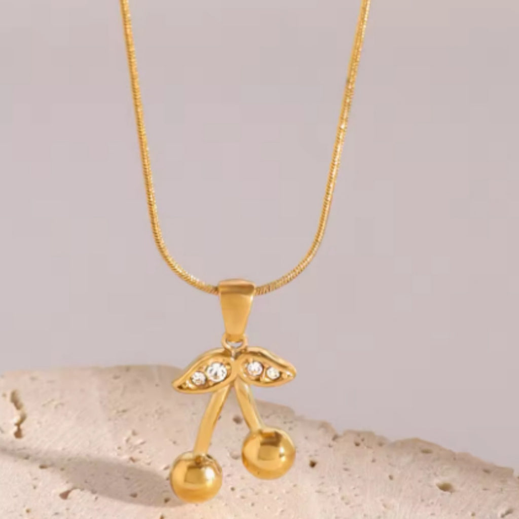 Collier en acier inoxydable Boucles d'oreilles mignons Ornement Femmes