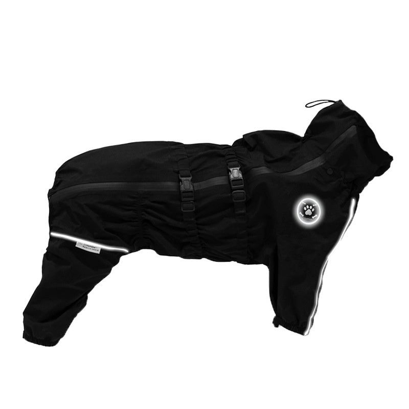 Veste de chien imperméable imperméable à quatre pattes