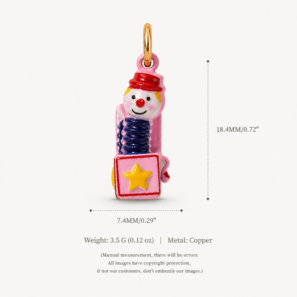 Mignon petit ours et canard bâtiment pendentif ornement