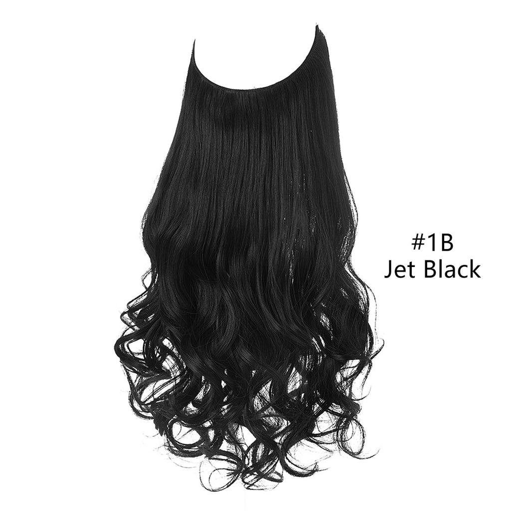 Ligne de pêche pour femmes Grande vague Multicolore Gradient Hair Extensions