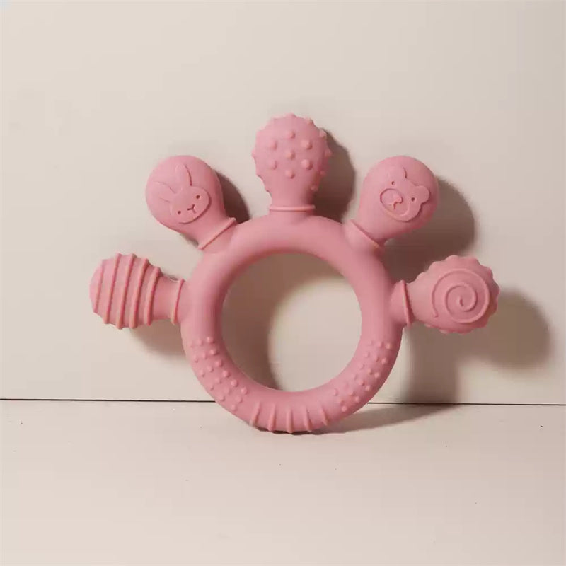 Enceinte de maintien de main en silicone comestible