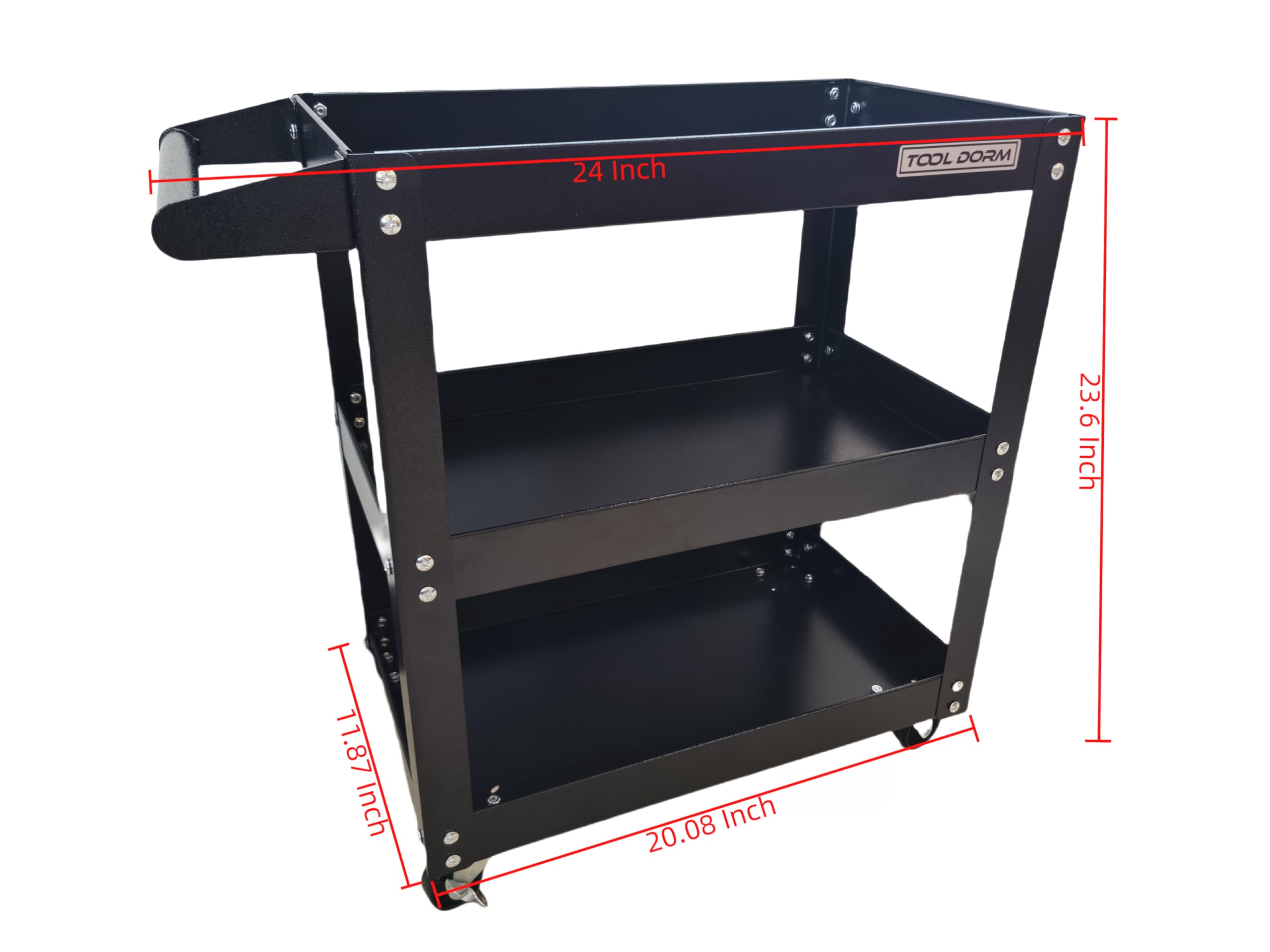 Uniquement pour la livraison sur Waybill-Tree-Tier Hand Cart Noir TT103BK