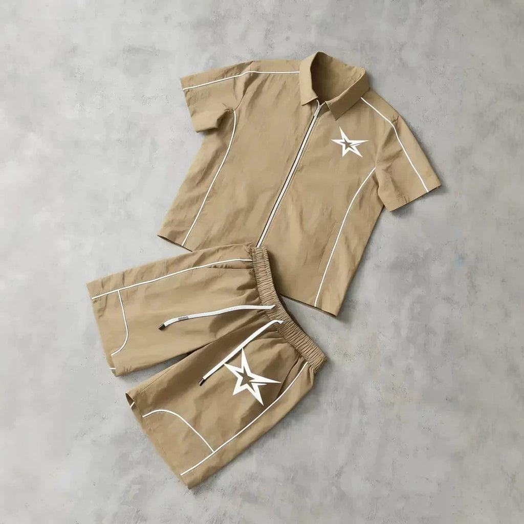 Ensemble de chemises Zip-Up Angel-Print