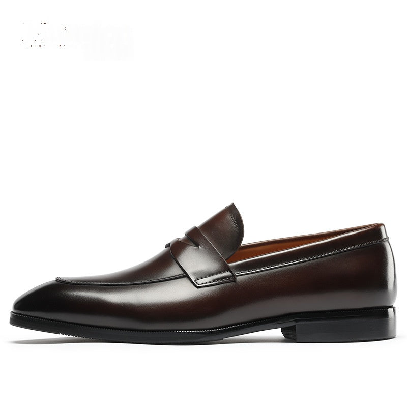 Hommes Casual cuir Slip sur les chaussures tendance pour l'été
