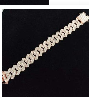 Collier complet de hip hop de zircon