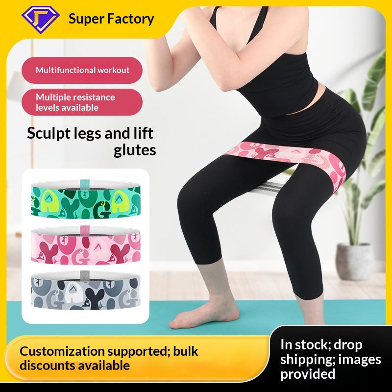 Bande élastique de fitness pour les belles fesses