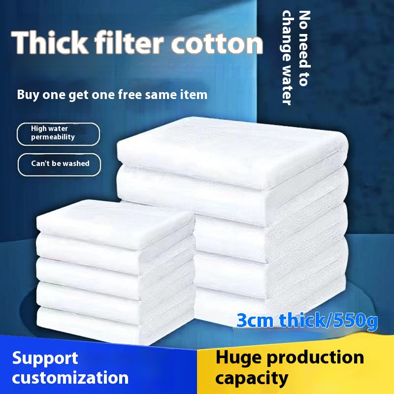 Réservoir de poisson épaissé haute densité et haute perméabilité filtre coton