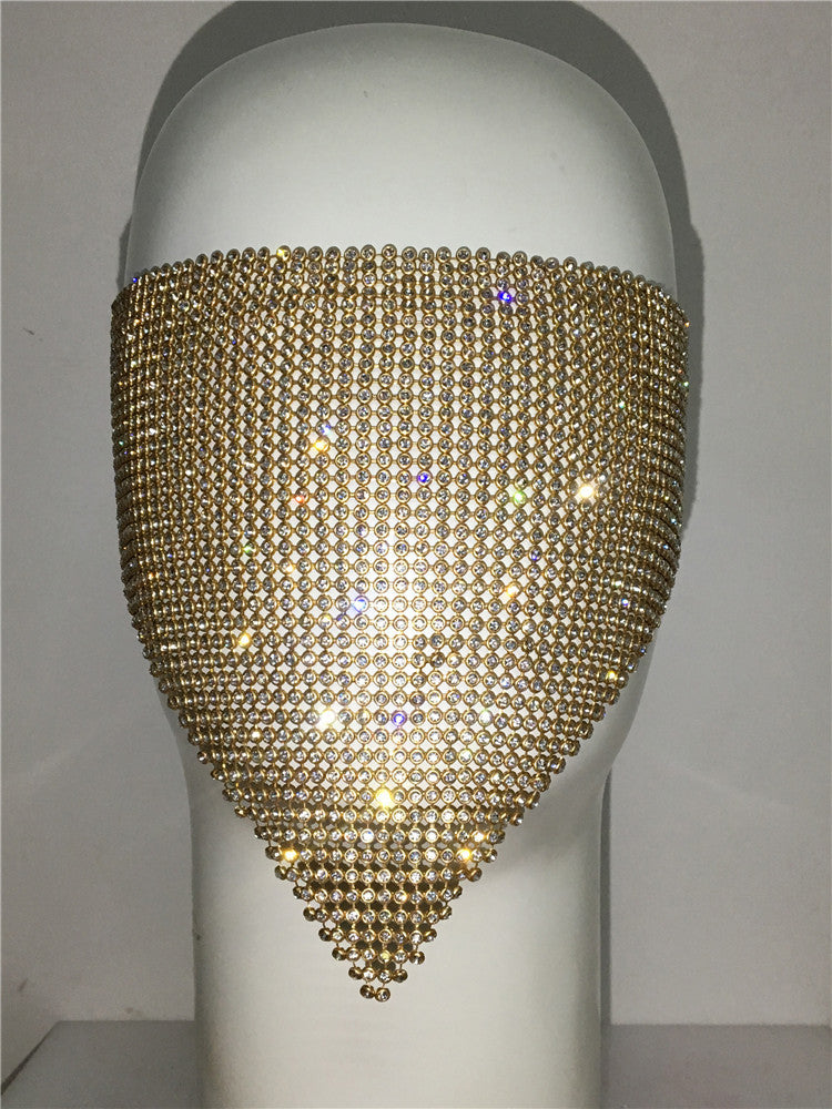 Personnalité Accessoires Tendance Masque de Strass