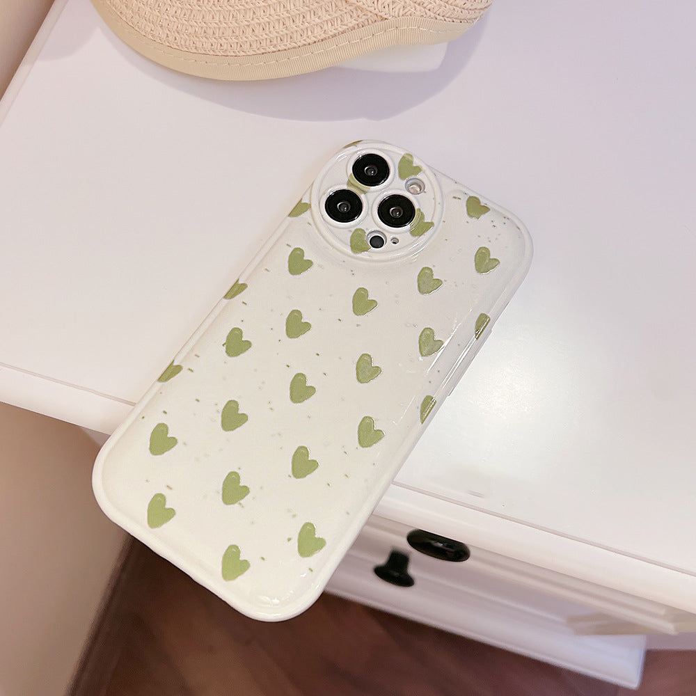 Simple Love paquet complet téléphone mobile anti-retour Silicone Shell