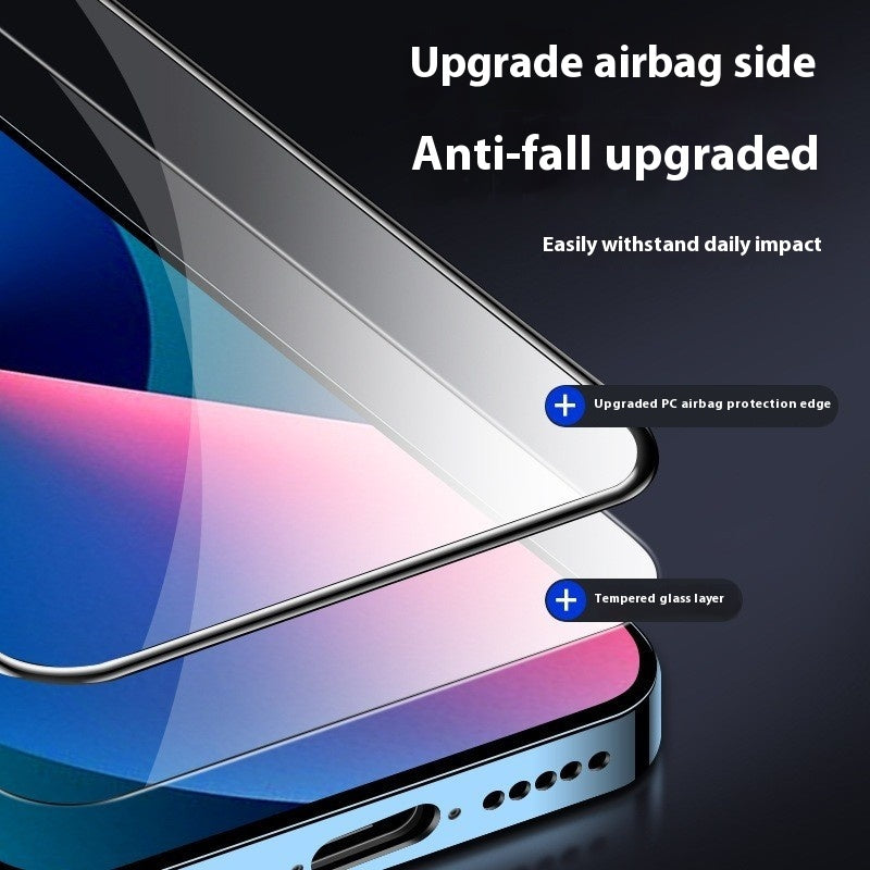 Airbag Protecteur d'écran en verre trempé pour téléphone portable plein écran