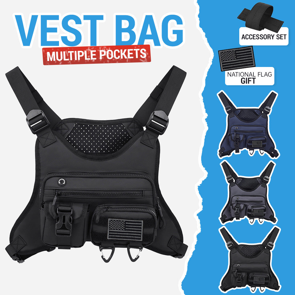 Sports de plein air sac de poitrine d'équitation respirant vest