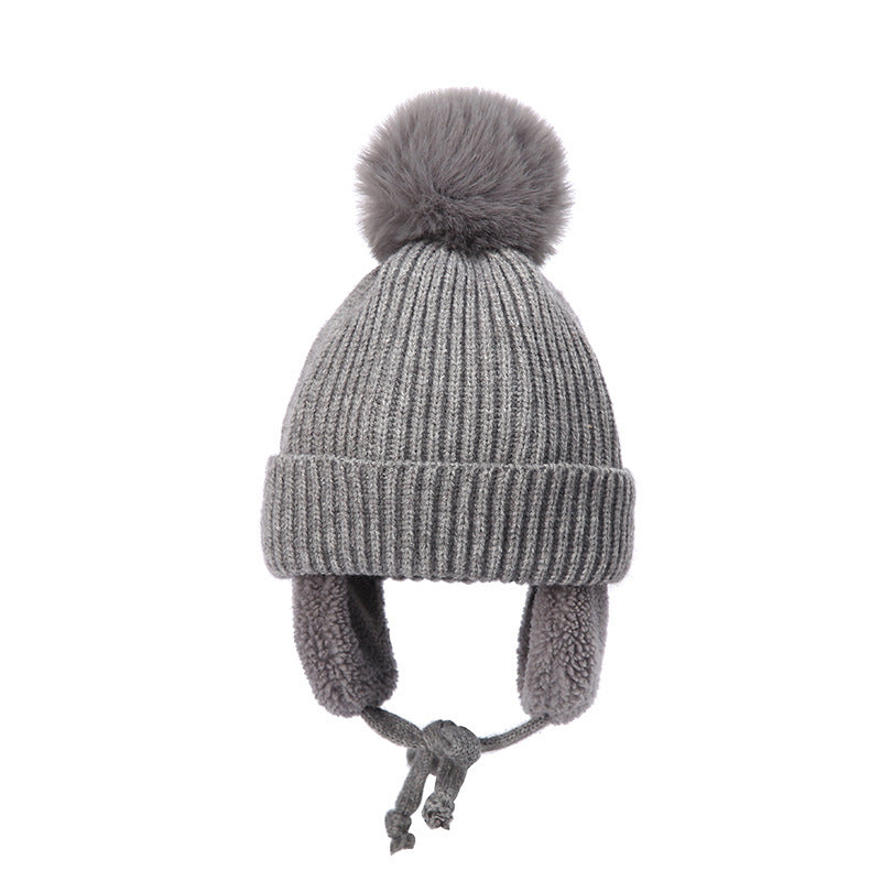 Chapeau de laine d'automne et d'hiver mignon pour enfants