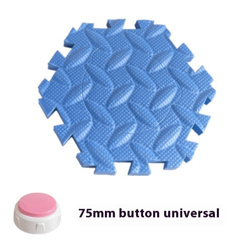 Pet Ac Bouton Mat antidérapant carré fixe dédié