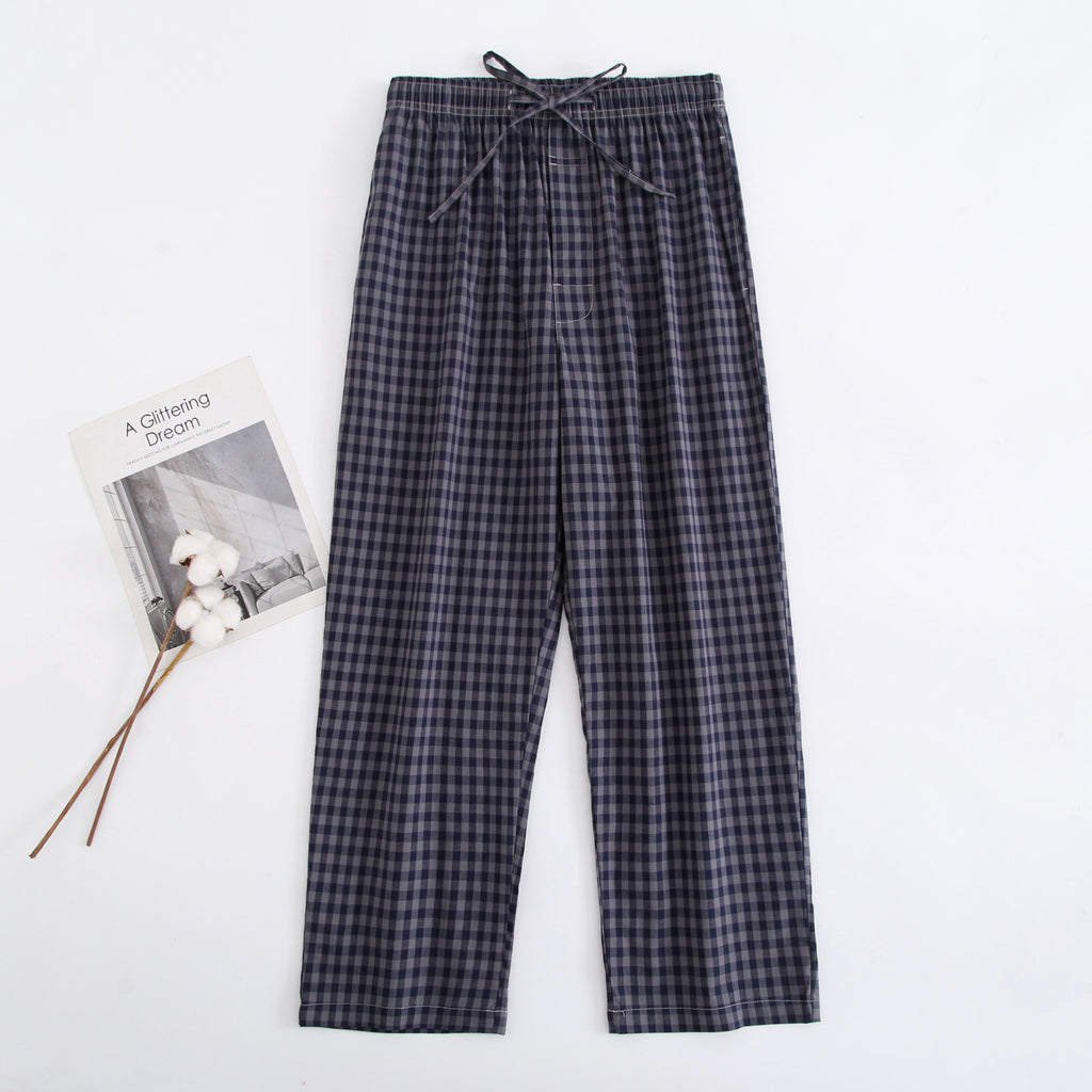 Coton Surdimensionner Loose Confortable Respirant Printemps Et Pajamas Men's Thin
