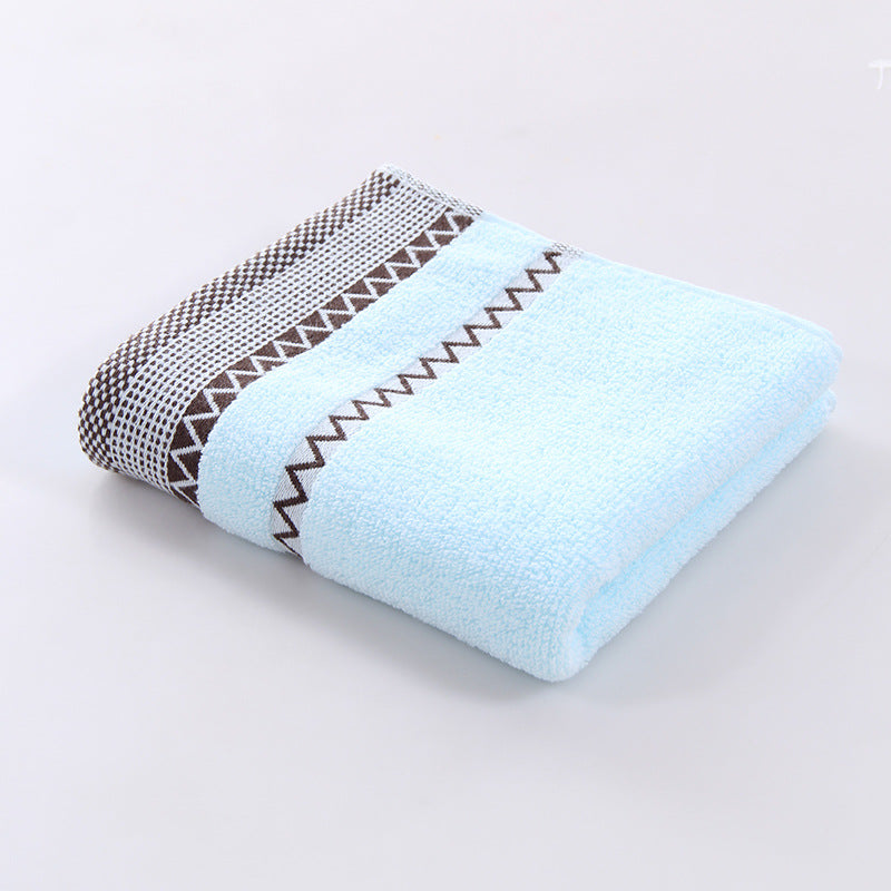 Accueil Usage quotidien Serviette en coton pur, couleur solide, en satin