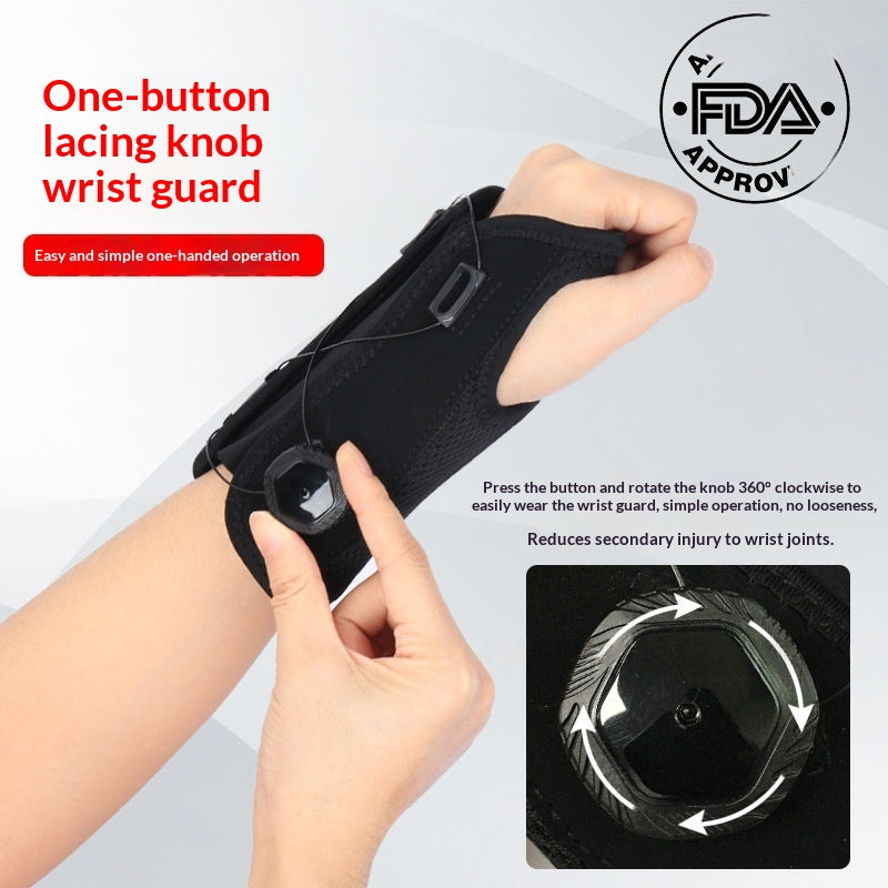 Stabilisateur de compression de joint de poignet avec attelle en aluminium