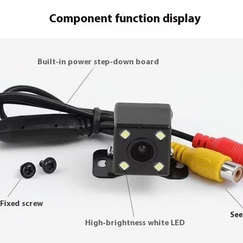 Caméra de vue arrière de véhicule automobile HD 12v étanche