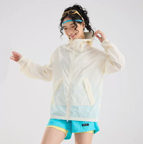 Vêtements de protection solaire en silex glacé Veste de soleil de style montagne légère