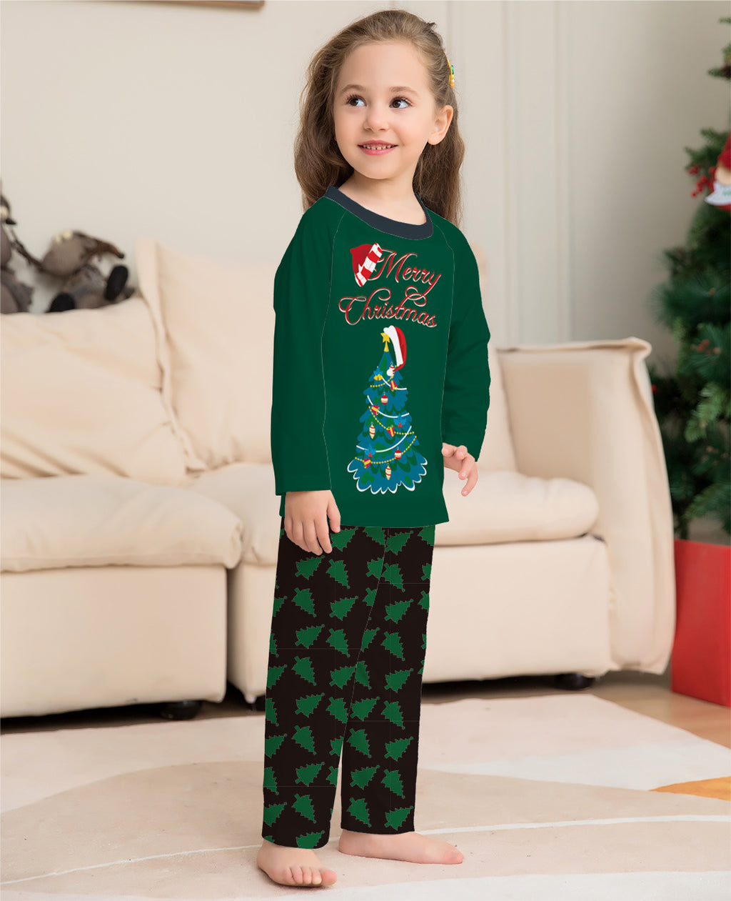 Maillot de Noël à manches longues Pajamas